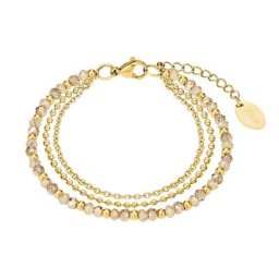 s.Oliver Armband für Damen, Edelstahl, Glas Armbänder & Armreife Weiss
