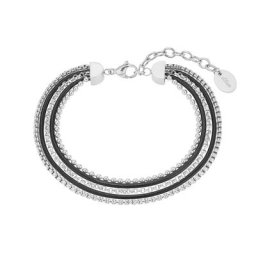 s.Oliver Armband für Damen, Edelstahl Armbänder & Armreife Weiss