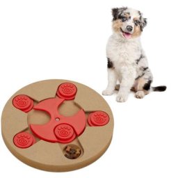 Relaxdays Intelligenzspielzeug für Hunde, Leckerli verstecken, interaktives Hundespielzeug