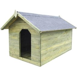 Hundehütte mit öffnendem Dach Imprägniertes Kiefernholz 29304 - Topdeal