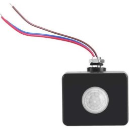 Pir Sensorschalter, IP65 wasserdichter Infrarot-Bewegungsmelder, Lichtschalter mit Zeiteinstellung,