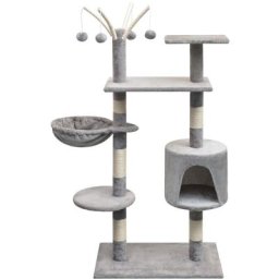 Vidaxl - Katzen-Kratzbaum 125 cm Grau Grau