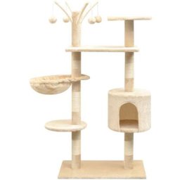 Vidaxl - Katzen-Kratzbaum 125 cm Beige Beige