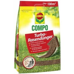 Turbo-Rasendünger 5 kg für ca. 130 m² - Compo