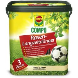 Compo - Rasendünger mit Langzeitwirkung 8 kg für 300 m²