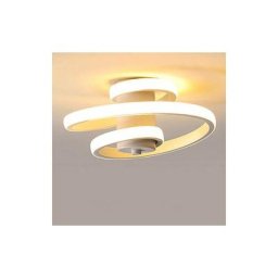 Minimalismus Spiralband-Design Deckenleuchte, 24W led Deckenlampe, Moderne Weiß Deckenleuchte aus