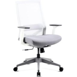 Bürostuhl mit Rollen, ergonomischer Schreibtischstuhl mit Höhenverstellung, Computerstuhl mit