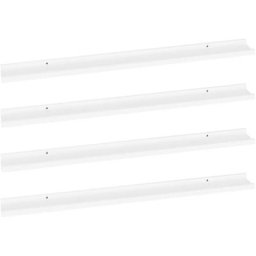 Wandregale 4 Stk. Weiß 100x9x3 cm Vidaxl Weiß