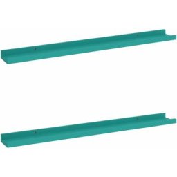 Wandregale 2 Stk. Blau 80x9x3 cm Vidaxl Blau