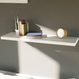 Hängeregal Wandregal MDF weiß 100cm -M304711-WR106-Weiß