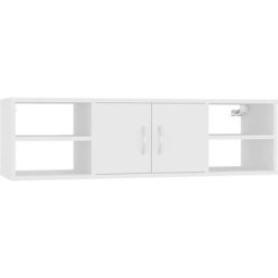 Wandregal Weiß 102x30x29 cm Holzwerkstoff Vidaxl Weiß