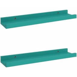 Wandregale 2 Stk. Blau 40x9x3 cm Vidaxl Blau