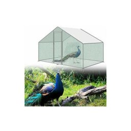 Hühnerstall Kleintierstall Freigehege Hühnerhaus Dach Geflügelstall mit pe Sonnenschutzdach und
