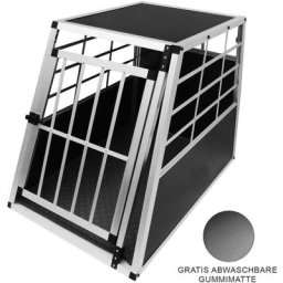 Auto Hundetransportbox große Einzelbox Hundebox Transportbox Gitterbox Fahrzeugbox Kofferraumbox