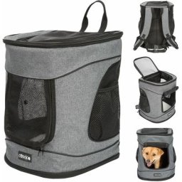 Haustierrucksack bis 12 kg verstellbare Gurte faltbar Kurzleine Haustier Tragetasche Katze Hund