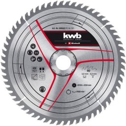 Sägebl. hm 250x30x3,2 Z60 Stat. Sägen-Zubehör Kreissägenzubehör - Kwb By Einhell