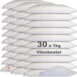 30 x 1kg Raum Luftentfeuchter Granulat im Vliesbeutel
