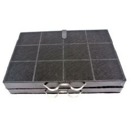 Ersatzteil - 2er Set Kohlefilter (rechteckig) Typ 38 DKF38 - Whirlpool neff, siemens, bauknecht,