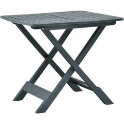 Gartentisch Klappbar Grün 79 x 72 x 70 cm Kunststoff Vidaxl Grün