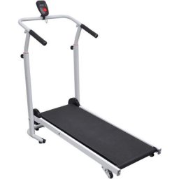 Vidaxl - Mini-Laufband Klappbar 93x36 cm Schwarz Schwarz