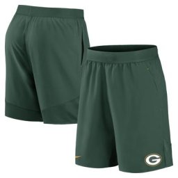 Nike Green Bay Packers Stretch-Webshorts für Herren