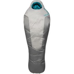 Rab Solar Ultra 3 Schlafsack Regular Damen grau Left Zipper 2023 Schlafsäcke