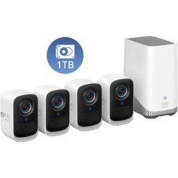 Eufy - S300 Cam ( Cam 3C) 4-Cam Kit + 1 tb Festplatte
