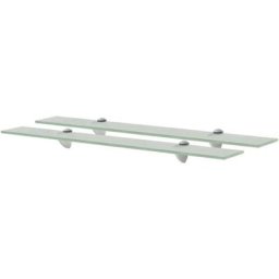 Schwebende Regale 2 Stk. Glas 70x20 cm 8 mm Vidaxl Transparent