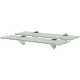 Schwebende Regale 2 Stk. Glas 40x20 cm 8 mm Vidaxl Transparent