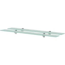 Schwebende Regale 2 Stk. Glas 90x20 cm 8 mm Vidaxl Transparent