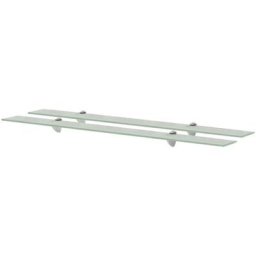 Schwebende Regale 2 Stk. Glas 100x20 cm 8 mm Vidaxl Transparent