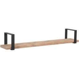 Wandregal Slam 120x23x20 cm xxl Label51 Schwarz