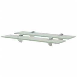 Schwebende Regale 2 Stk. Glas 50x20 cm 8 mm Vidaxl Transparent