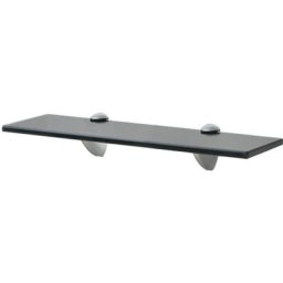 Schwebendes Regal Glas 40x20 cm 8 mm Vidaxl Schwarz