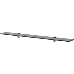 Schwebendes Regal Glas 90x20 cm 8 mm Vidaxl Schwarz