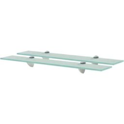 Schwebende Regale 2 Stk. Glas 60x20 cm 8 mm Vidaxl Transparent