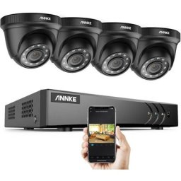 4CH hd-tvi dvr H.264 + 1080P Lite-Überwachungskamerasystem mit 1080P HD-CCTV-Kameras für den Innen