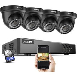 4CH hd-tvi dvr H.264 + 1080P Lite-Überwachungskamerasystem mit 1080P HD-CCTV-Kameras für den Innen
