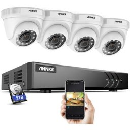 8CH hd-tvi dvr H.264 + 1080P Lite-Überwachungskamerasystem mit 1080P HD-CCTV-Kameras für den Innen