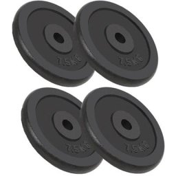 Vidaxl - Hantelscheiben 4 Stk. 4x7,5 kg Gusseisen n/a