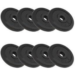 Vidaxl - Hantelscheiben 8 Stk. 8x2,5 kg Gusseisen n/a