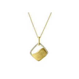 Fascination by Ellen K. Kette mit Anhänger 585 Gold gelb Zirkonia weiß