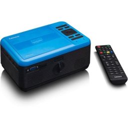 Lenco LPJ-500BU LCD-Beamer (2800 lm, 04.05.00, integrierter DVD-Player und Bluetooth)