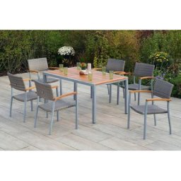MERXX Garten-Essgruppe Silano, (7-tlg)