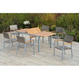 MERXX Garten-Essgruppe Silano, (7-tlg)