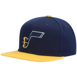 Mitchell & Ness Navy Utah Jazz Core Basic Snapback-Mütze für Herren
