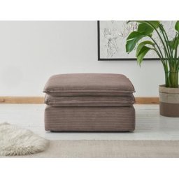 Places of Style Hocker PIAGGE, Hochwertiger Cord, passend zum Loveseat PIAGGE