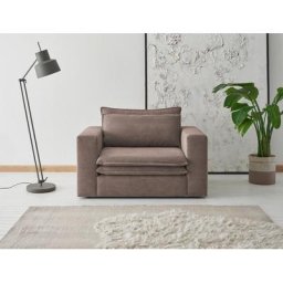 Places of Style Loveseat PIAGGE, Hochwertiger Cord, trendiger Loveseat