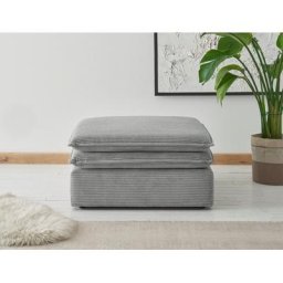 Places of Style Hocker PIAGGE, Hochwertiger Cord, passend zum Loveseat PIAGGE