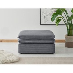 Places of Style Hocker PIAGGE, Hochwertiger Cord, passend zum Loveseat PIAGGE